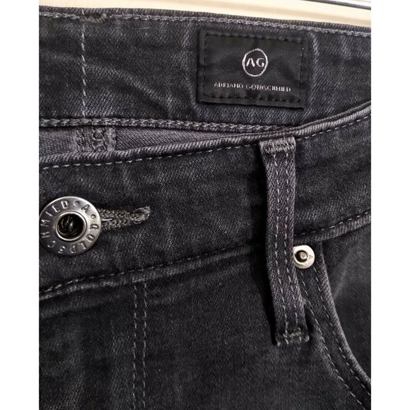 AG Adriano Goldschmied Womens Grey Farrah Dark Wash Skinny High Rise Jeans 29 R - Picture 4 of 12